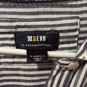 Anthropologie Maeve Men's Striped Button-Down Shirt